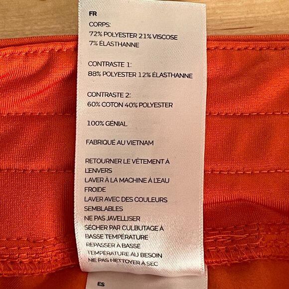 Limited Ed Figs Womens Zamora High Waisted Jogger Scrub Pants Sunset Orange L - Picture 9 of 12